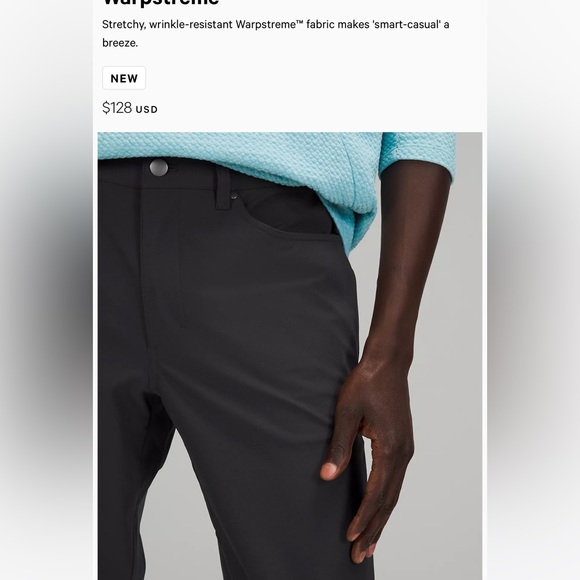 ABC Slim-Fit Pocket pant  
Warpstreme obsidian color - Picture 4 of 11